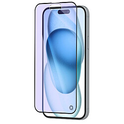 Force Glass Protection d écran Forceglass Verre trempé 2,5D anti lumière bleue iPhone 15 Plus