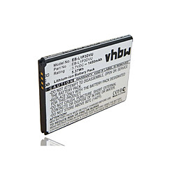 Vhbw Batterie 1450mAh (3.7V) pour téléphone portable Samsung Galaxy Ace Duos, Galaxy Fame, GT-S6810, GT-S6810P remplace EB-L1P3DVU.