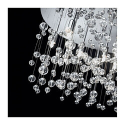 Ideal Lux Plafonnier Design Neve Chrome 15 ampoules 31,5cm