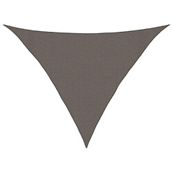 vidaXL Voile d'ombrage 160 g/m² Anthracite 3x3x4,2 m PEHD