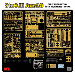 Avis Rye Field Model Maquette Char Stug. Iii Ausf. G Early Production With Workable Track Links