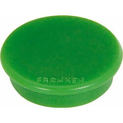 FRANKEN Paquet de 10 Aimants Ronds diam 24 mm Vert