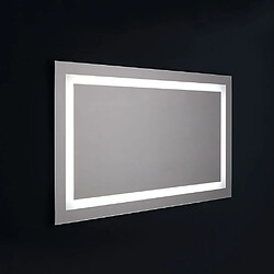 Kiamami Valentina MIROIR DE SALLE DE BAIN AVEC LED CM 120X70 SENSEUR TOUCH RÉVERSIBLE