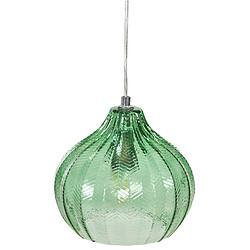 Acheter Beliani Lampe suspension KEILA Verre Vert