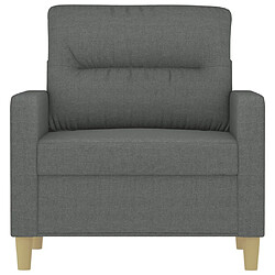 Avis Maison Chic Fauteuil relax,Chaise pour salon Gris foncé 60 cm Tissu -MN80872