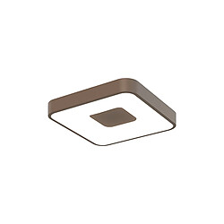 Inspired Coin Plafond Carré 56W LED Avec Télécommande 2700K-5000K, 2500lm, Or, 3 ans de Garantie