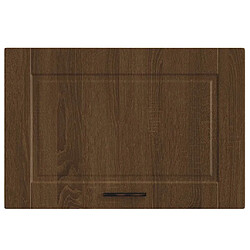 Acheter vidaXL Armoire murale de cuisine Porto chêne marron bois d'ingénierie