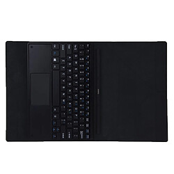 Wewoo Clavier QWERTY noir pour 10 pouces Windows 7/8/10 Tablette Tactile Bluetooth Matte Texture étui en cuir avec support pas cher