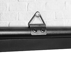 Duronic BPS90 /43 Ecran de Projection avec Barres et Crochets pour vidéoprojecteur - Toile de 90 Pouces ou 229 cm (183 x 137 cm)