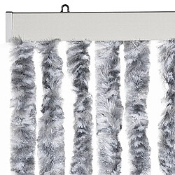 Avis vidaXL Moustiquaire Blanc et gris 100x220 cm Chenille