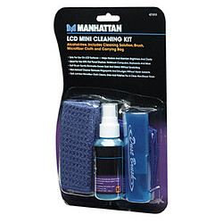 Manhattan 421010 kit de nettoyage pour ordinateur Chiffons secs et humides et liquide de nettoyage d'équipement électronique LCD/TFT/Plasma