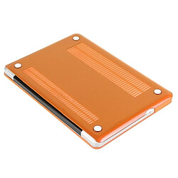 Wewoo Housse Étui Orange pour Macbook Pro 13,3 pouces Chapeau-Prince 3 en 1 Crystal Hard Shell de protection en plastique avec clavier de et prise de poussière de port pas cher