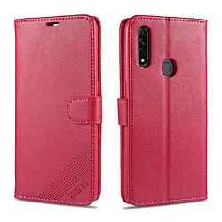 Etui en PU avec support rose pour votre OPPO A8