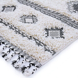 Avis Thedecofactory BERBÈRE TRIBAL LOSANGES - Tapis à reliefs losanges crème 120x170