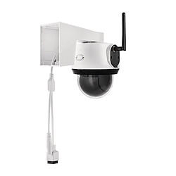 Abus PPIC42520 Vidéo-Surveillance Extérieur Bluetooth Wi-Fi Vision Nocturne Détection de Mouvement Blanc pas cher