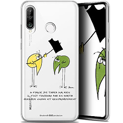 Caseink Coque Pour Huawei P30 Lite (6.2 ) [Gel HD Collection Les Shadoks ? Design A Force - Souple - Ultra Fin - Imprimé en France]