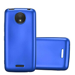 Cadorabo Coque Motorola MOTO C PLUS Etui en Bleu