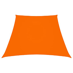 vidaXL Voile de parasol Tissu Oxford trapèze 2/4x3 m Orange