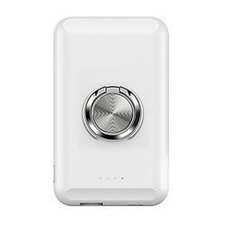 Chargeur Magnétique 5W Powerbank Pour IPhone 12 Magsafe Powerbank Blanc