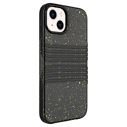 Coque en TPU + paille de blé anti-rayures, entièrement biodégradable pour votre iPhone 14 - noir