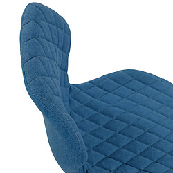 Chaise de bureau / chaise d'enfant pour enfants JOY II tissu bleu hjh OFFICE