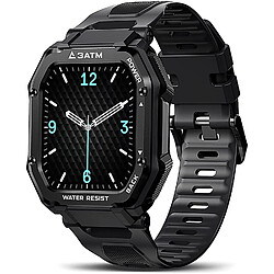 Chrono Smartwatch Montre de fitness étanche 1,69 pouces 3ATM avec mesure de la pression artérielle, moniteur de fréquence cardiaque, compteur de pas, montre de sport 20+ modes sportifs, Montre Connectée d'extérieur pour hommes(Vert)