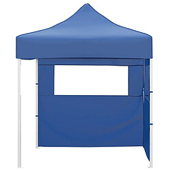 vidaXL Tente de réception pliable 2x2 m - Bleu