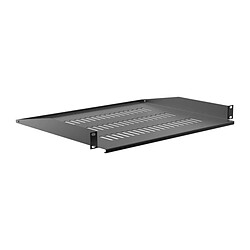 Kimex Etagère fixe pour rack sol et rack mural 19'', Profondeur 380mm, Hauteur 1U