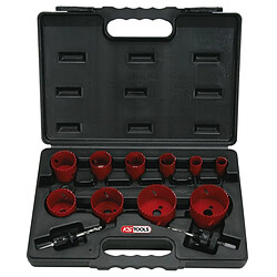 KS TOOLS 129.5545 Coffret de 10 scies cloches 19 à 67mm