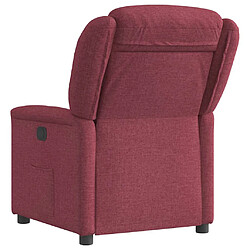 Acheter vidaXL Fauteuil inclinable Rouge bordeaux Tissu