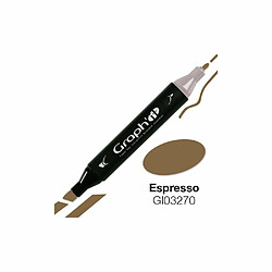 Graph It Marqueur Graph'It à double pointe - Espresso