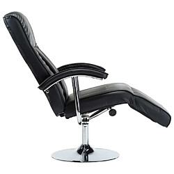 Acheter Maison Chic Fauteuil relax,Chaise pour salon TV Noir Similicuir -MN73702