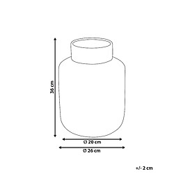 Avis Beliani Vase décoratif RENUN fait à la main Rotin 36 cm Naturel