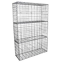 MonsterShop Lot de 3 Paniers de Gabions 100 x 50 x 30