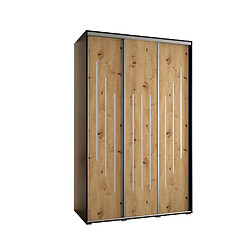 Abiks Meble Armoire DAVOS 8 À Portes Coulissantes 235,2/150/45 3 Portes