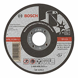 BOSCH Disque à tronçonner Droit - Rapido INOX (as30sinoxbf ___ Ø 115 mm ___ epais. 2.5 mm)