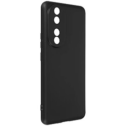 Avizar Coque pour Honor 90 Silicone Souple Finition Soft Touch Mat Noir