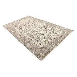 Avis Vidal Tapis de laine 249x150 beige Ultra Vintage