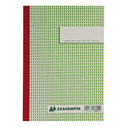 Cahier Manifold Exacompta quadrillé 5 x 5 21 x 14,8 cm 50 pages triple exemplaires