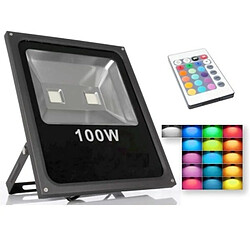 Tradex LED 100W RGB JEUX DE LUMIÈRE MULTICOLORE AVEC TÉLÉCOMMANDE ÉCLAIRAGE