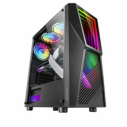 Boîtier ATX semi-tour Mars Gaming MC777 LED RGB Noir