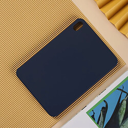 Coque en silicone anti-rayures bleu foncé pour votre iPad mini (2021)