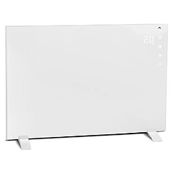 Maclean Chauffage infrarouge 720W IR Chauffage mural Minuterie Thermostat Tuya Contrôle WiFi Radiateur Panneau de chauffage Panneau de chauffage Pieds Blancs (720W 120x60cm) pas cher