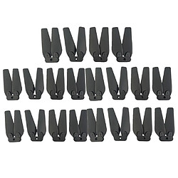 20pcs RC Drone Propeller Props pour E58 S168 JY019 Avion à quatre essieux noir