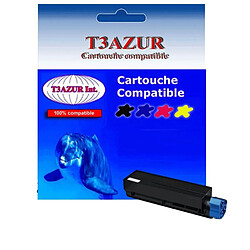 T3Azur 44574702- Toner Laser compatible Oki B411D, B431D, MB461, MB471, MB491 Noir