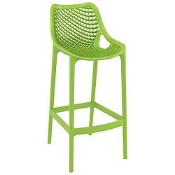 Avis Alterego Tabouret de jardin 'BROZER' vert en matière plastique