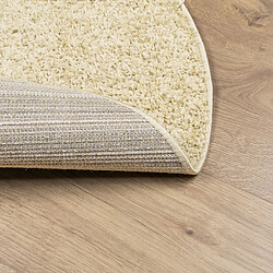 Acheter vidaXL Tapis shaggy PAMPLONA poils longs moderne doré Ø 100 cm