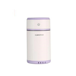 YP Select Humidificateur d'air à ultrasons 7 couleurs Purificateur LED intelligent Humidificateur USB-VIOLET