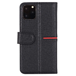 Avis Wewoo Coque Pour iPhone 11 Pro GEBEI Etui de protection en cuir à rabat avec support logements cartes portefeuille et cadre photo Noir