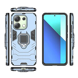 Htdmobiles Coque pour Xiaomi Redmi Note 13 4G - housse etui rigide anti choc + verre trempe - BLEU FONCE